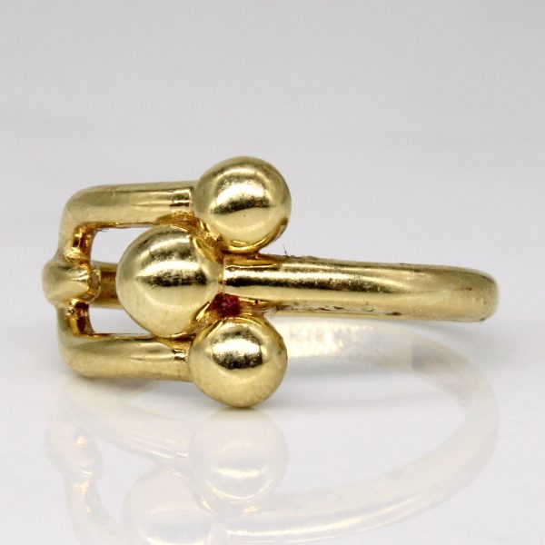 18k Yellow Gold Ring | SZ 6.25 | Supply