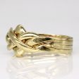 10k Yellow Gold Solved Puzzle Ring | SZ 10.25 | Sale