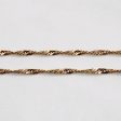 14k Yellow Gold Rope Chain | 18  | For Sale