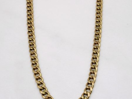 14k Yellow Gold Curb Link Chain | 20  | For Cheap