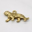 8k Yellow Gold Tiger Charm Online