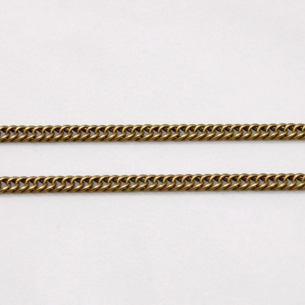 10k Yellow Gold Curb Chain | 23  | Online