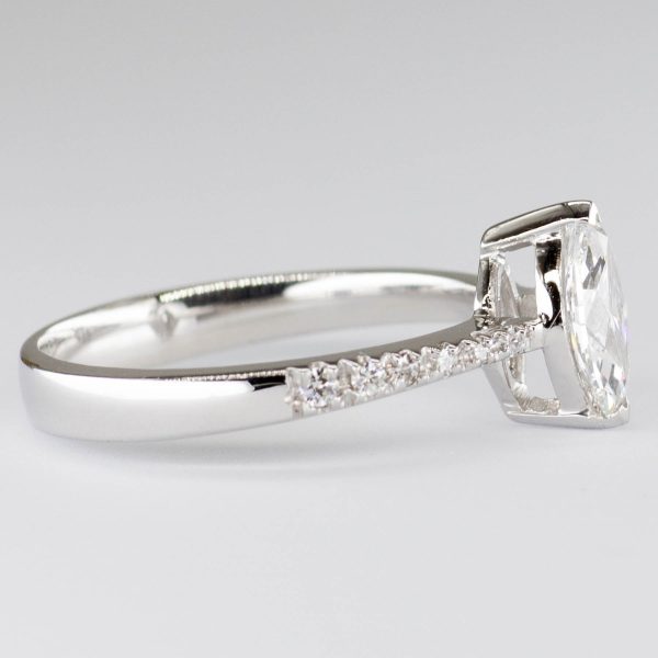 18k Marquise Diamond Engagement Ring | 0.65ctw | SZ 6.5 | Discount