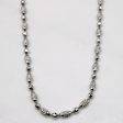 14k White Gold Bead Chain | 18  | Sale