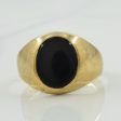 Black Onyx Ring | 2.40ct | SZ 9.75 | For Sale