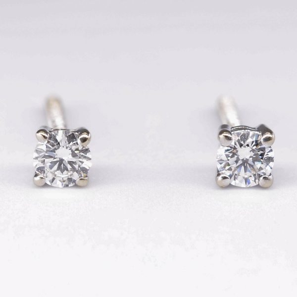 14k Diamond Stud Earrings | 0.24ctw | SI1 2, H I | Online