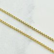 10k Yellow Gold Box Chain | 24  | on Sale