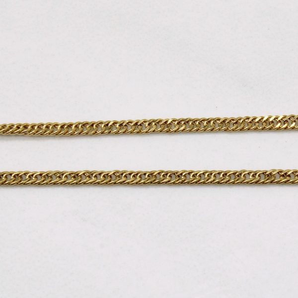 18k Yellow Gold Chain | 22  | Fashion