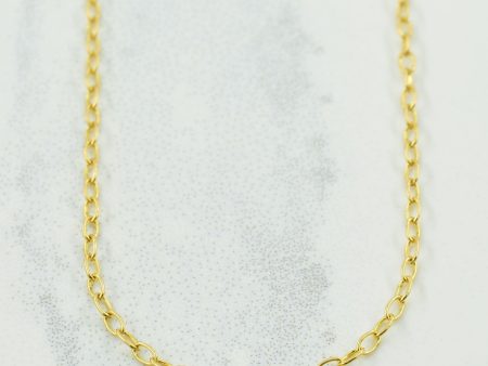 14k Yellow Gold Elongated Cable Chain | 14.50  | Supply