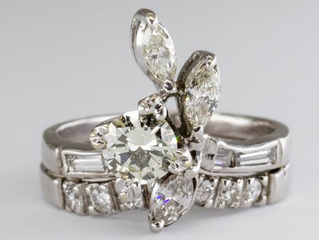 18k White Gold Diamond Ring | 0.64 ct | SZ 6.25 Online Sale