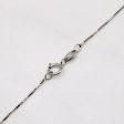 10k White Gold Box Link Chain | 18  | on Sale