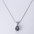 14k White Gold Mystic Topaz and Synthetic Spinel Necklace | 3.10 ct, 0.40 ct | 45.5cm Hot on Sale