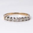 14k Yellow and White Gold Diamond Band | 0.21 ctw | Sz 6 Online