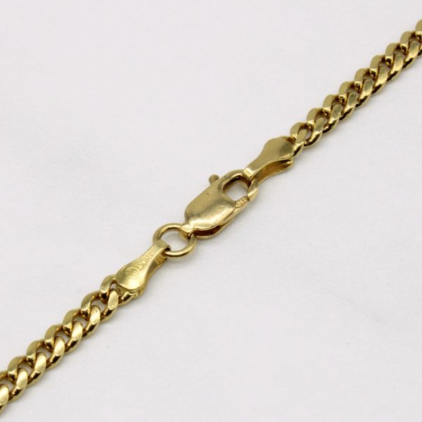 18k Yellow Gold Curb Link Chain | 24  | For Discount