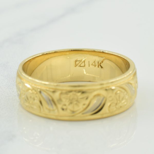 14k Yellow Gold Band | SZ 7 | For Discount