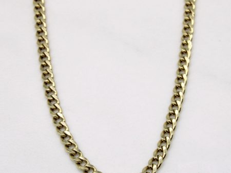 10k Yellow Gold Curb Link Chain | 26  | Online