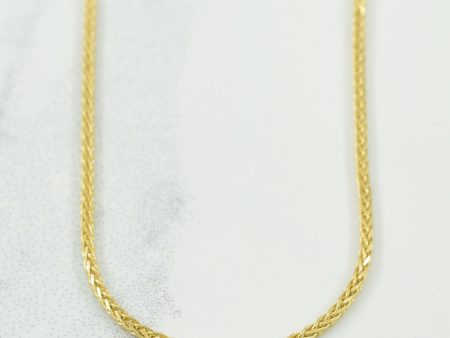 10k Yellow Gold Wheat Chain | 22  | Online Hot Sale