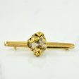 14k Yellow Gold Nugget Brooch | For Cheap