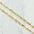 10k Yellow Gold Singapore Chain | 16  | Online Hot Sale