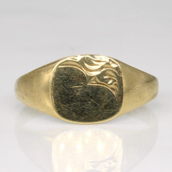 9k Yellow Gold Ring | SZ 5.5 | Online now