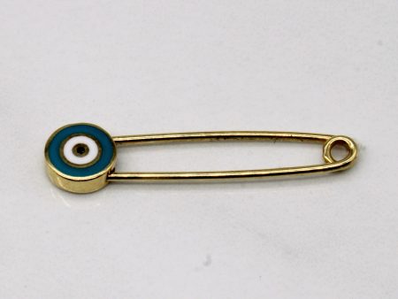 18k Yellow Gold Pin For Discount