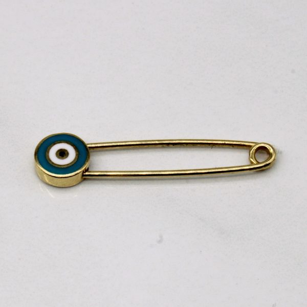 18k Yellow Gold Pin For Discount