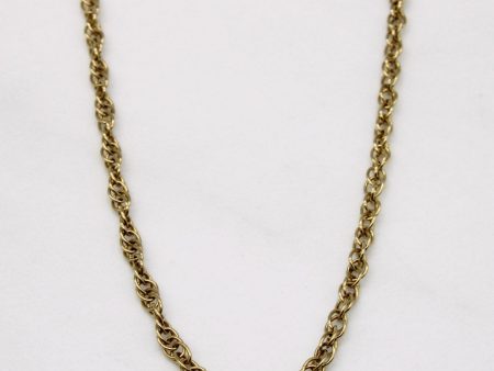 10k Yellow Gold Chain | 20  | on Sale