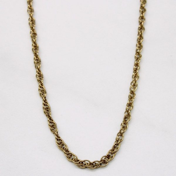 10k Yellow Gold Chain | 20  | on Sale