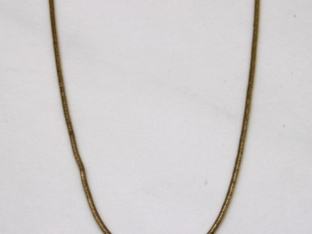 9k Yellow Gold Chain | 15  | Discount