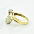 Bypass Peridot & Diamond Ring | 0.90ct, 0.04ct | SZ 4.75 | Hot on Sale