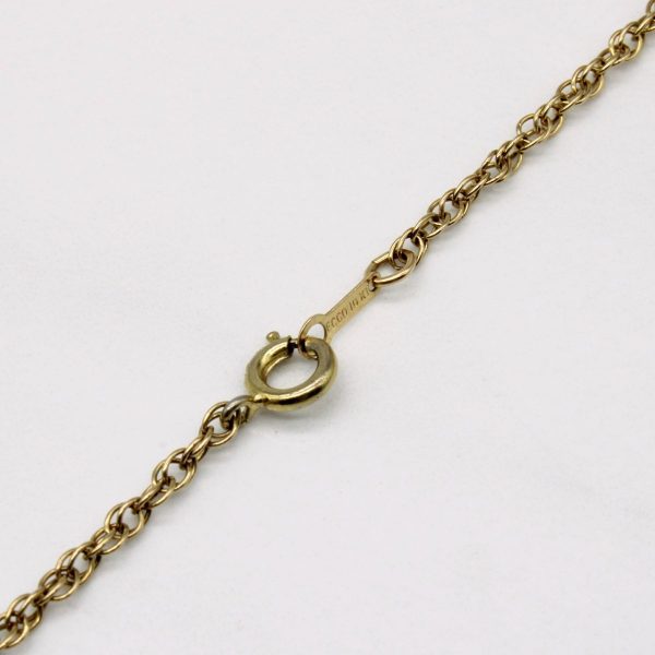 10k Yellow Gold Chain | 20  | on Sale