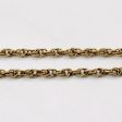 10k Yellow Gold Woven Circle Link Chain | 18  | Hot on Sale