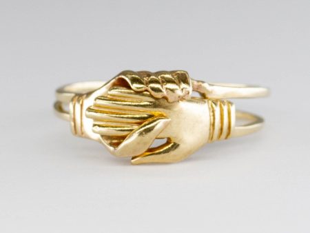 14k Holding Hands Rings |  | SZ 5.25 | Online now