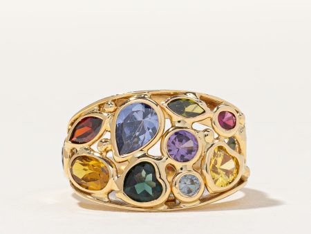 18k Yellow Gold Multi Gem Ring | 2.60ctw | SZ 7 Online