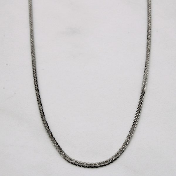 18k White Gold Chain | 20  | Discount