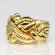 18k Yellow Gold Solved Puzzle Ring | SZ 6 | Discount