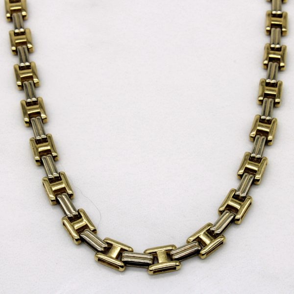 18k Two Tone Gold Necklace | 21  | on Sale