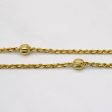 10k Yellow Gold Rope & Ball Chain | 19  | Online Hot Sale