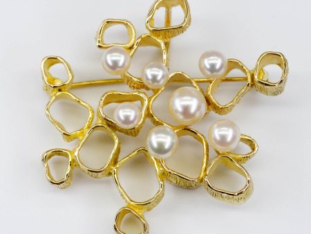 Cavelti  Gold and Pearl Pendant and Brooch | Online Hot Sale