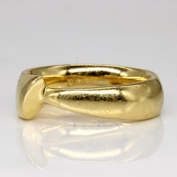 18k Yellow Gold Ring | SZ 7.75 | Discount