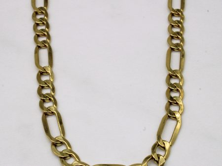 18k Yellow Gold Figaro Chain | 22  | Hot on Sale