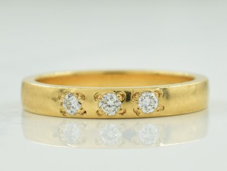 Birks  Three Stone Diamond Ring | 0.09ctw | SZ 6 | For Sale