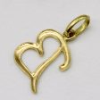 18k Yellow Gold  B  Initial Pendant Hot on Sale