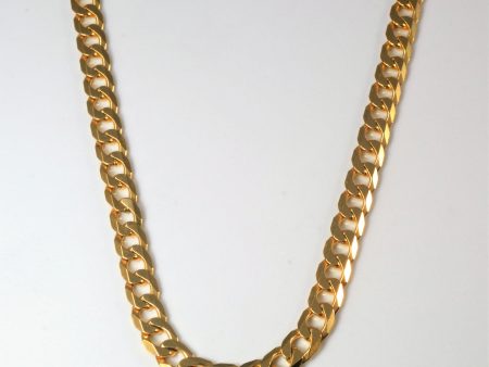 10k Yellow Gold Curb Chain | 24  | on Sale