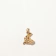 10k Yellow Gold Panner Charm Cheap