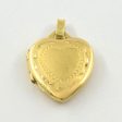 10k Yellow Gold Heart Locket | on Sale