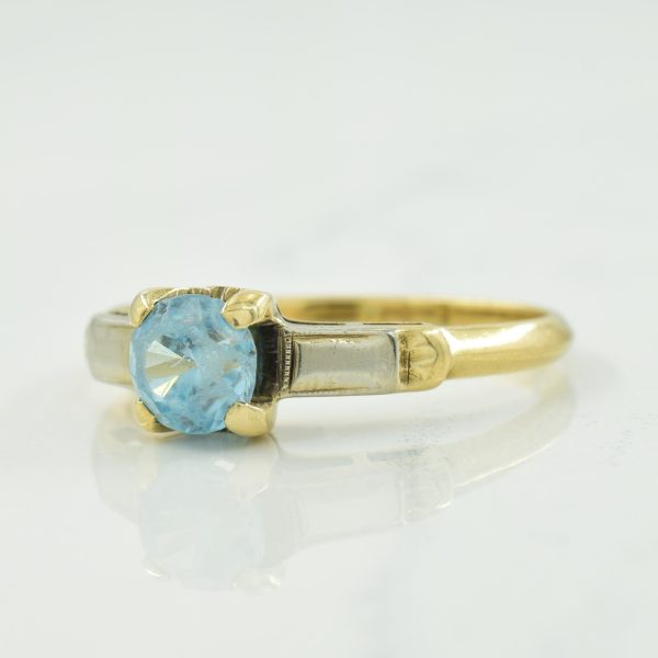 Blue Zircon Ring | 0.90ct | SZ 6.5 | Online Hot Sale