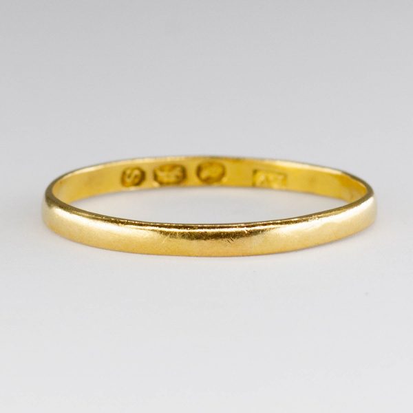 1790 Hallmarked Georgian 22k Gold Band | 7.75 Online Sale