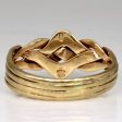 9k Yellow Gold Solved Puzzle Ring | SZ 10.25 | Supply