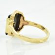 Black Onyx & Diamond Ring | 3.00ct, 0.02ct | SZ 8.75 | Online Hot Sale